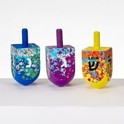 Rite Lite Large Splash Wooden Deidel Hanukkah Game - 2.25"