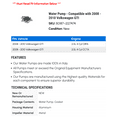 thumbnail image 2 of Water Pump - Compatible with 2008 - 2010 Volkswagen GTI 2009, 2 of 2