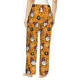 thumbnail image 3 of Fotbe Halloween Witches Gnome Women's Pajama Pants,Sleepwear Pants,Pj Bottoms Drawstring And Pockets-Medium, 3 of 9