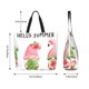 thumbnail image 5 of Fotbe Hello Summer Gnome Bolsa Tote Estética de Lona con Estampado para Mujer - Bolsa Reutilizable de Hombro Casual para Vacaciones, Compras, Trabajo y Gimnasio, 5 of 8