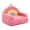 Red Rainbow, variant on Ktaxon Kids Sofa, Dog Shaped Back Toddler Couch, No Assembly Boneless Children Chairs for Indoor Home Rest Corner Teddy Velvet Blue
