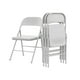 thumbnail image 1 of Yeshouse Juego de 4 sillas plegables de metal resistente, capacidad 160 kg, portátiles y apilables, 1 of 9