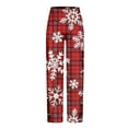 thumbnail image 5 of Aimik Hanes Mens Lounge Pants Comfy Pajama Pants Plaid Pajama Bottoms with Pockets Drawstring Pj Bottoms Pants Unisex Christmas Pajama Pants-White-7 XL, 5 of 5
