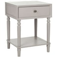 thumbnail image 2 of SAFAVIEH Siobhan Solid Rustic Nightstand with Storage Drawer, Quartz Grey, 2 of 4