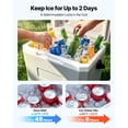thumbnail image 2 of 17 Quart Hard Cooler, Leak-Resistant, 48 Hour Ice Retention, Heavy-Duty Handle, Ultra-Light for Camping Concerts Sports, 2 of 6