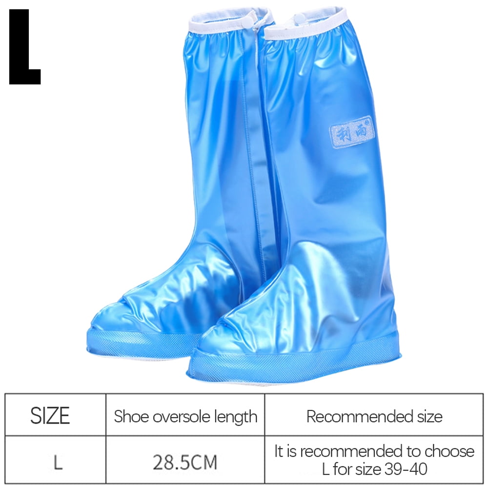 Details about   Silicone Shoes Cover Waterproof Outdoor Non Slip Adult Rain Boots Overshoes 