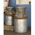 thumbnail image 2 of Deco 79 93993 Metal Galvanized Milk Can 8"W, 12"H -, 2 of 13