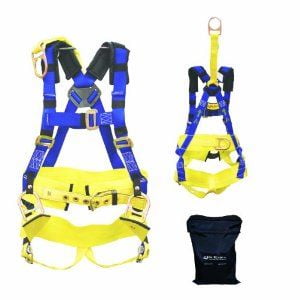 Elk River 65323 Iron Eagle Polyester//Nylon 3 D-Ring Harness with Tongue Buckles Large Inc