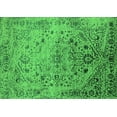 thumbnail image 1 of Ahgly Company Indoor Rectangle Oriental Green Industrial Area Rugs, 6' x 9', 1 of 4