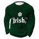 thumbnail image 1 of Camisetas de Manga Larga de Verano para Mujeres Día de San Patricio Impreso Cuello Redondo Suelto Casual Ligero, Camisetas de Manga Larga Ligeras para Mujeres, 1 of 3