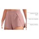 thumbnail image 4 of Shorts CRZ YOGA V con abertura de 6.5 cm, cintura alta, rosa, talla L, 4 of 4