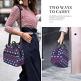 thumbnail image 2 of DouZhe Lunch Bags for Women and Men, Usa America Stars Prints Reusable Portable Insulated Cooler Waterproof Lunch Tote Bag for Travel Work School Picnic, 2 of 7