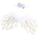thumbnail image 5 of Preciosa diadema + disfraz de ala para fotografía, accesorio fotografía, accesorio el cabello para sesión grafía para recién n Blanco Yotijar Soporte para Fotos de Alas de Ángel, 5 of 5