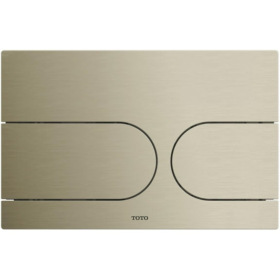 Toto Yt990 Round Push Button Plate For Neorest In-Wall Toilet Tank Unit - Nickel