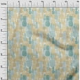 thumbnail image 3 of oneOone Polyester Spandex Pale Yellow Fabric Pineapple Craft Projects Decor Fabric Printed By The Yard 56 Inch Wide, 3 of 5