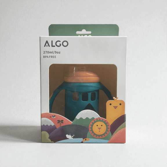 Algo Baby Feeder Bottle Bpa Free, 270ml  (Green )