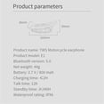 thumbnail image 5 of 2X Motorcycle Bluetooth Helmet Intercom Universal Pairing Interphone Headset with CNC Noise Reducti, 5 of 5
