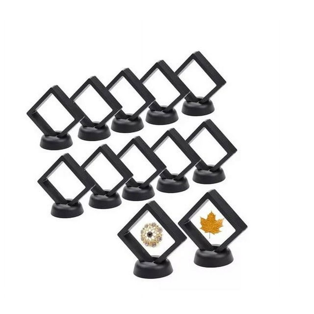 10 Set of Jewelry Floating Display Cases Jewelry Box Display Holder Display Case Organizers