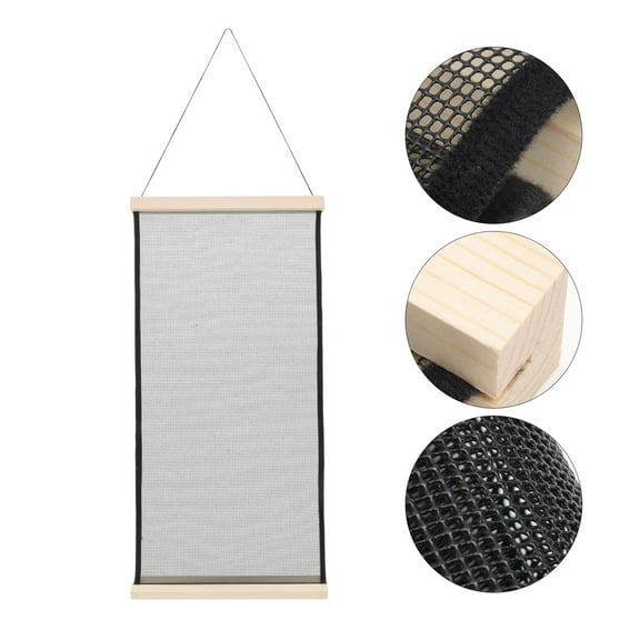 OFFIGAM Wall Mounted Earring Rack Mesh Frame Jewelry Organizer for Storage