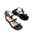 thumbnail image 5 of DREAM PAIRS Strappy Lace Up Flat Sandals, 5 of 8
