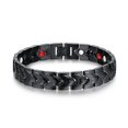 thumbnail image 1 of Strong Magnetic Bracelets for Men Titanium Double Strength Magnets Wristband Bracelets, 1 of 5