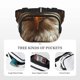 thumbnail image 5 of Balery Funny Bald Eagle Mochila Cinturón para Mujeres y Hombres, Bolsa de Cintura Impermeable de Doble Capa con Correa, 5 of 9