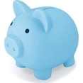 thumbnail image 3 of HUSAN Cute Piggy Bank Plastic Pig Save Money Box For Kids Birthday Gift Piggy Bank Children Christmas Gift Pig Coin Bank Plastic Saving Coin Box Decoration Toy (Blue), 3 of 8