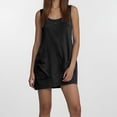 thumbnail image 2 of Women's Solid Color Linen Strap Dress With Pockets, 2 of 2