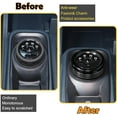 thumbnail image 2 of Tinki Gear Shift Switch Button Ring Trim Cover Fit for Ford Maverick 2022 2023 2024, Aluminum ，1PCS, 2 of 7