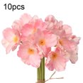 thumbnail image 3 of Flores artificiales para el hogar, oficina, simulación, decoración Floral, fiesta de boda, PU, ​​Flor falsa, rosa 10 Piezas Sweethay HA000017-02B, 3 of 6