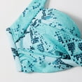 thumbnail image 3 of MKLEKYY Traje De Baño Mujer Natacion Print Piece Swimsuit High Tops+Shorts Two Ruched Wrap Women Two Waist Crop Up Bikini Push Front Retro Swimwear Snakeskin Piece Swimwears Tankinis Set, 3 of 6