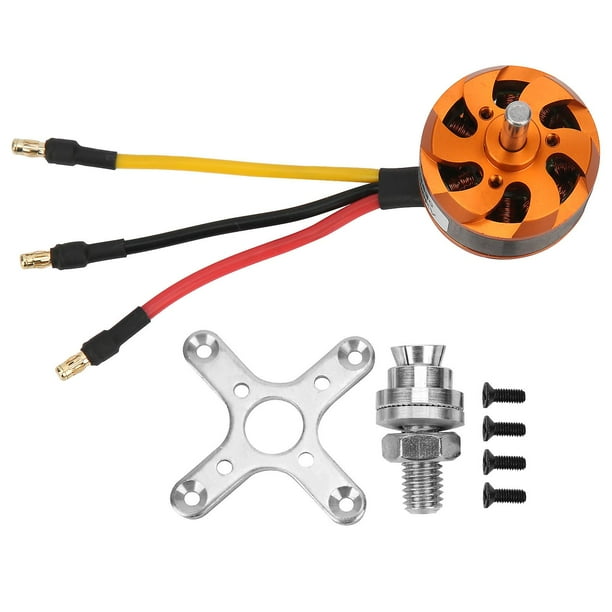 Replacement D3530 1100kV External Rotor Brushless Motor with Adapter for RC Airplane