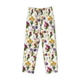 thumbnail image 4 of Goofa Tulips Flowers Printed Soft Pajama Pants for Men, Wide Leg Comfy Casual Lounge Yoga Pants-X-Large, 4 of 9