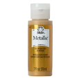 thumbnail image 1 of Folkart Metallic Acrylic Paint Antique Gold, 2 fl oz, 1 of 7