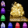 thumbnail image 2 of 1M 2M 3M Luz De Hadas LED Alambre De Cobre Cadena De Luces Al Aire Libre Guirnalda Boda Impermeable Interior Y Lámpara Decorativa Gao Jiahui  unisex, 2 of 2