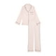 thumbnail image 1 of Conjunto de pijama Victoria's Secret Satin para mujer a rayas rosas, 1 of 4