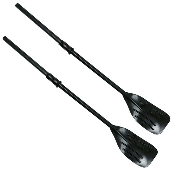 ROSENICE 2pcs/set Useful Float Boat Oar Detachable Kayak Paddle PVC Plastic Oar