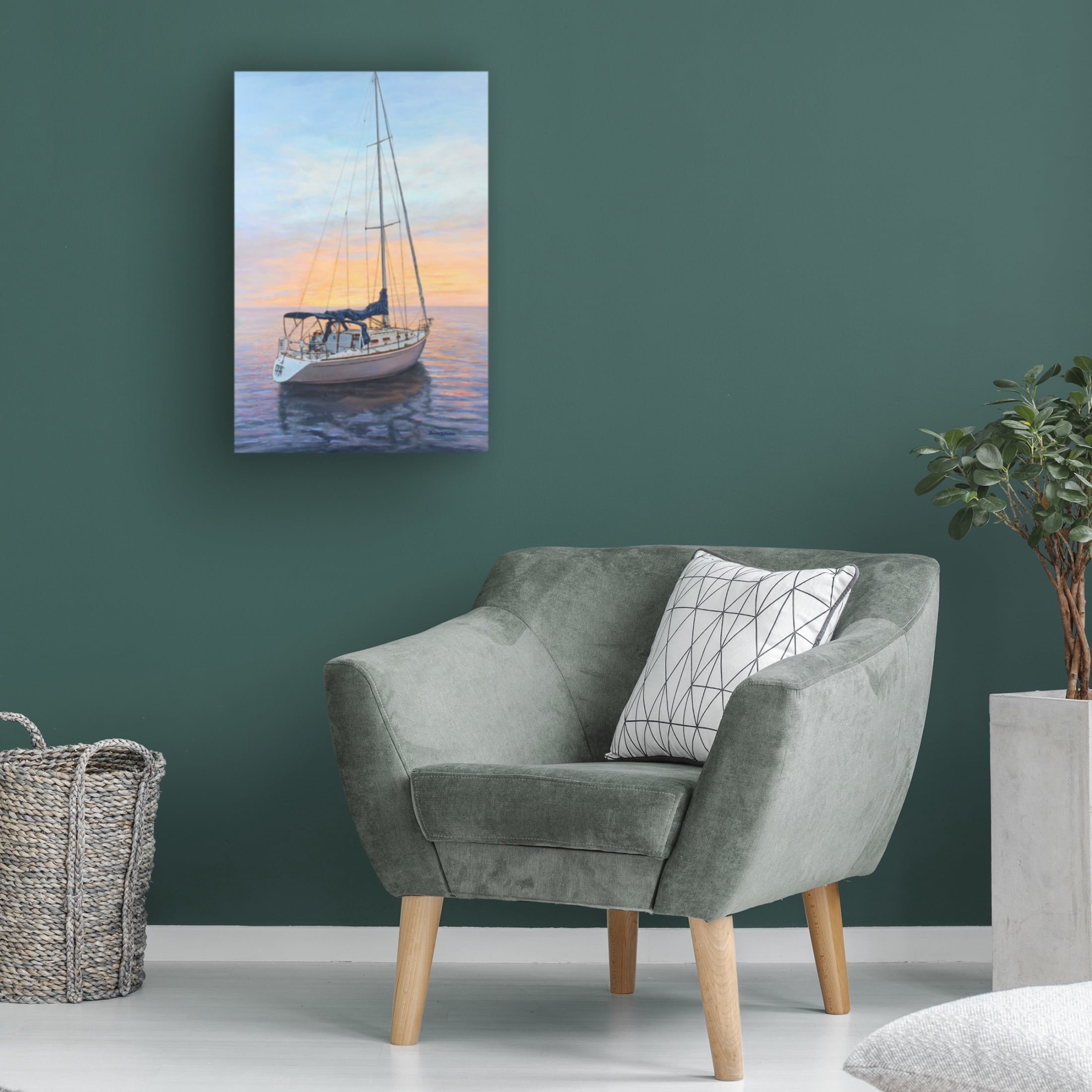 Canvas Wall Art - Bruce Dumas 'Solitude' Wall Art for Living Room, Bedroom, or Office Décor by Trademark Fine Art - 30 x 47 Inches