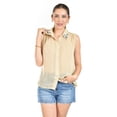 thumbnail image 1 of Blusa con detalle de perlas Roman Fashion /Juvenil, 8037 (Beige) beige CH, 1 of 5