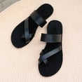thumbnail image 6 of BLTIBY 2025 Summer Sandals for Women Orthopedic Sandals Flat Sandals Fashion Comfortable Ring Toe Slippers Beach Shoes Black 36, 6 of 6