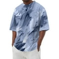 thumbnail image 1 of Summer Men's Popular T-shirt Printed Round Neck Short Sleeve T-shirt M, 1 of 5