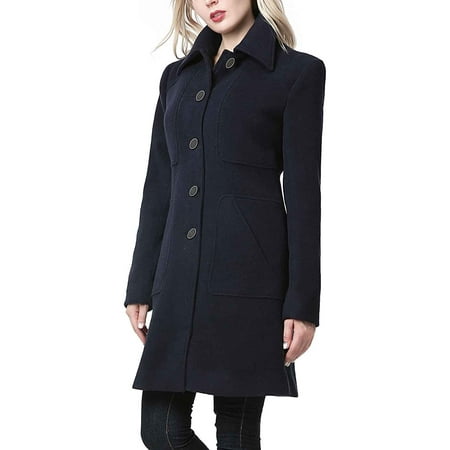 BGSD - BGSD Womens Anna Wool Blend Walking Coat (Regular & Plus Size ...