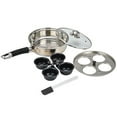 Modern Innovations Egg Poacher Pan Stainless Steel Poached Egg Cooker Perfect Poached Egg