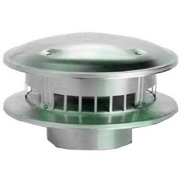 Selkirk Aluminum Round Stove Pipe Metalbestos Top 3 Dia. in. (Pack of 6