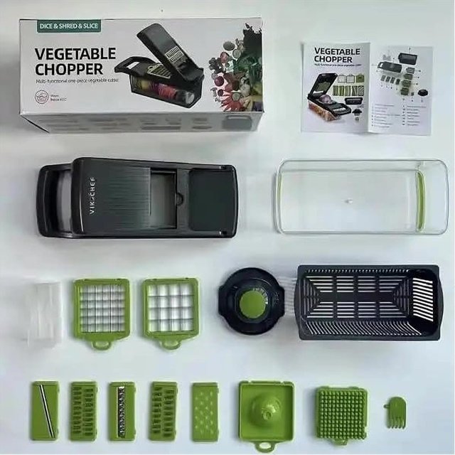Picadora de verduras profesional súper multifuncional XTMPMY: cortadora de verduras portátil y eficiente con pelador