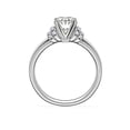 thumbnail image 2 of 0.65 T.C.W Brilliant Oval Cut Natural Diamond Wonderful Solitaire Engagement Ring for Women Solid 14K White Gold Size 3, 2 of 6
