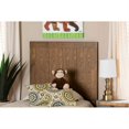 thumbnail image 1 of Baxton Studio Patwin Modern and Contemporary Transitional Ash Walnut Finished Wood Twin Size Headboard, 1 of 5