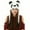 White02, variant on FAWUUDO Plush Animals Hat with Ear Flaps Cozy Novelty Party Cap for for Kids Teens Adults Christmas