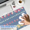 thumbnail image 4 of Long Mouse Pads for Desk,Pioneer Flower Floral Print Pattern Desk Mats on Top Of Desks, Desk Mouse Pad Extra Large with 3mm Non-Slip Base and Stitched Edge for Gaming,Office,Work,Home 31.5"x11.8", 4 of 6