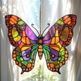 thumbnail image 5 of Butterfly Stained Glass Acrylic Suncatcher - Trippy Rainbow Window Art With Bold Wings - Boho Gift For Free Spirits & Color Lovers, 5 of 5